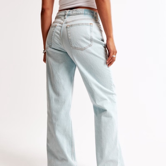 Abercrombie & Fitch Denim - Abercrombie Low Rise Baggy Jean Curve Love